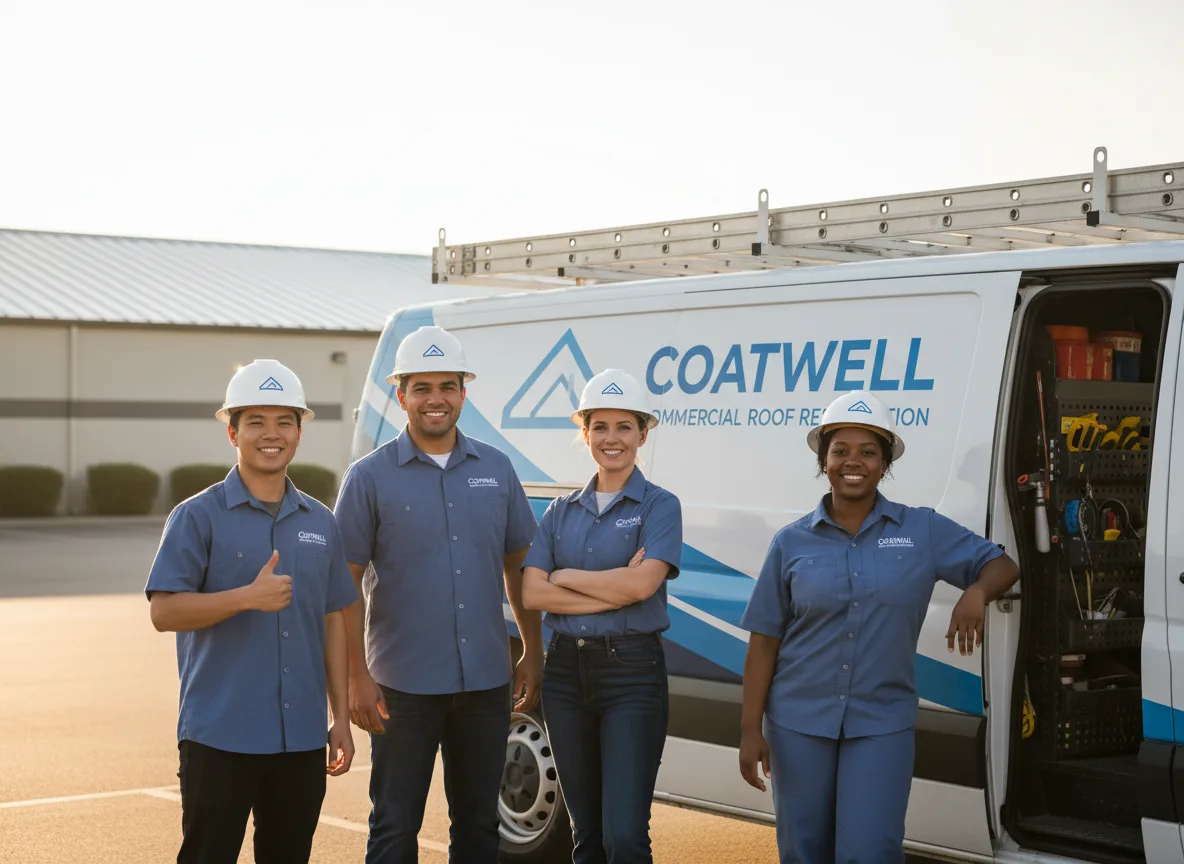 Commercial roof coating company in Milladore, WI